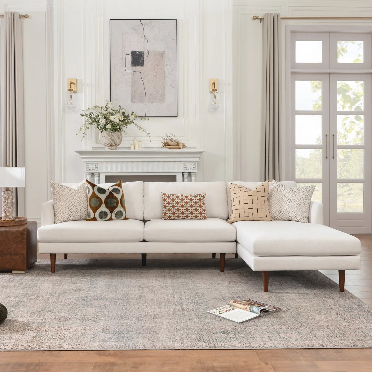 Miller 2 - Piece Upholstered Chaise Sectional