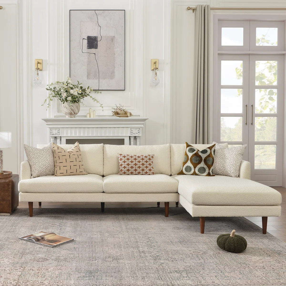 Miller 2 - Piece Upholstered Chaise Sectional
