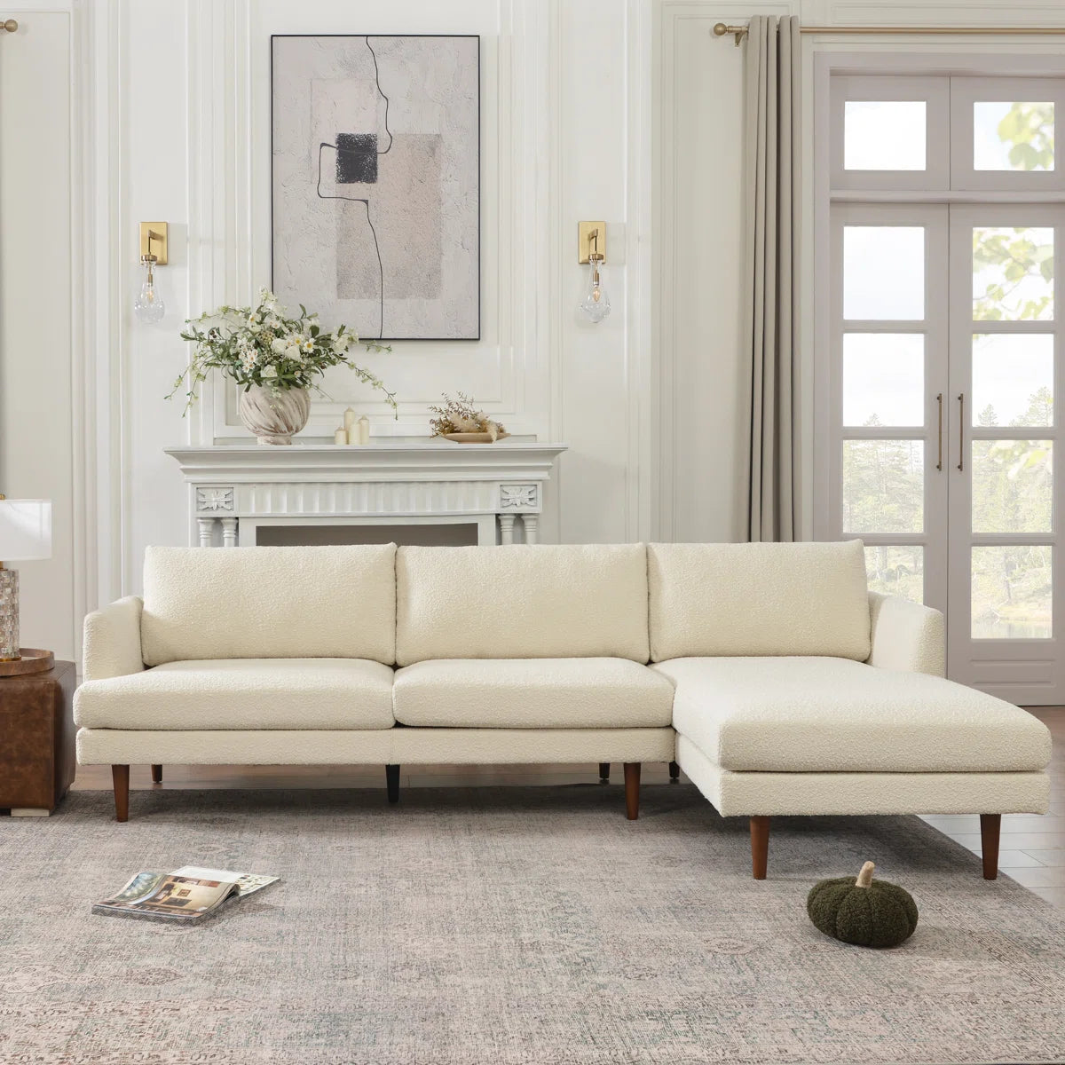 Miller 2 - Piece Upholstered Chaise Sectional