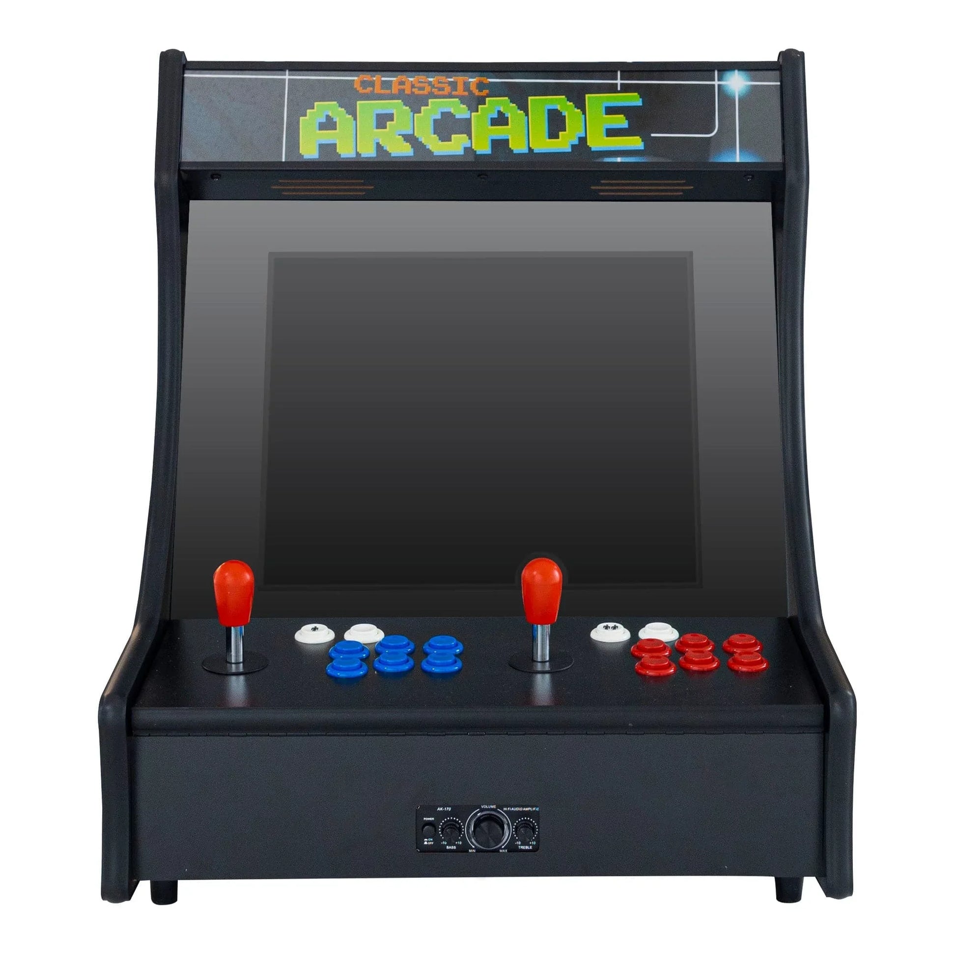 2P Mini Arcade Machine - 19" LCD | Portable Tabletop Arcade