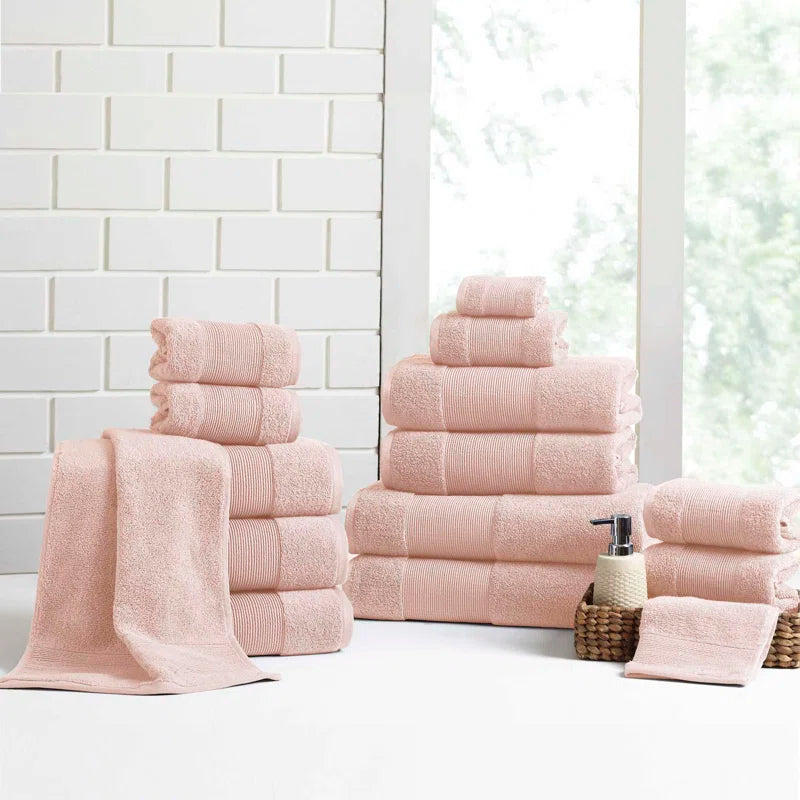 Air Cloud 18-Piece 100% Zero-Twist Cotton Towel Set
