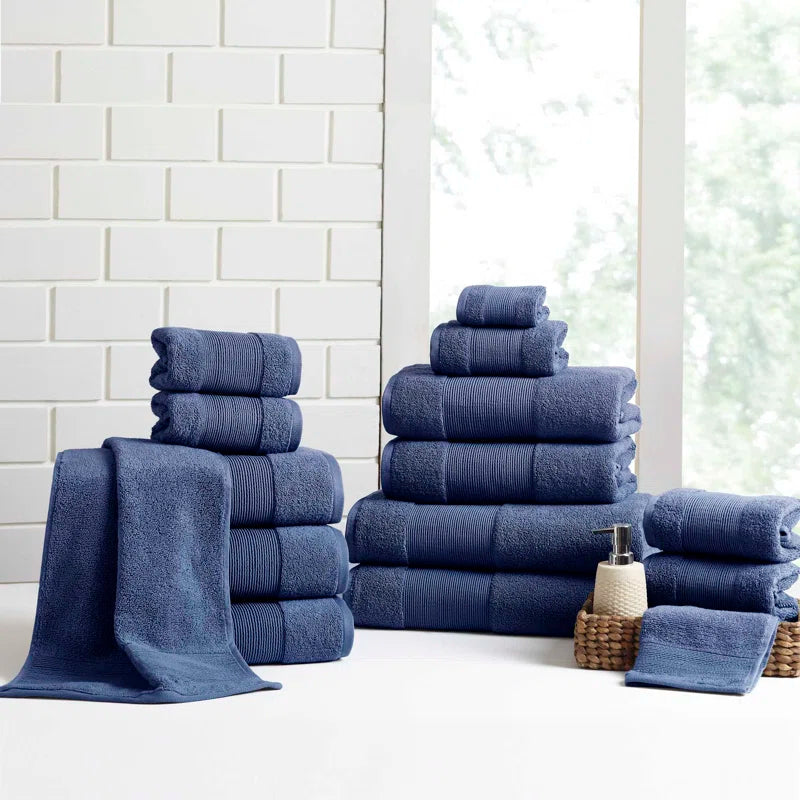 Air Cloud 18-Piece 100% Zero-Twist Cotton Towel Set