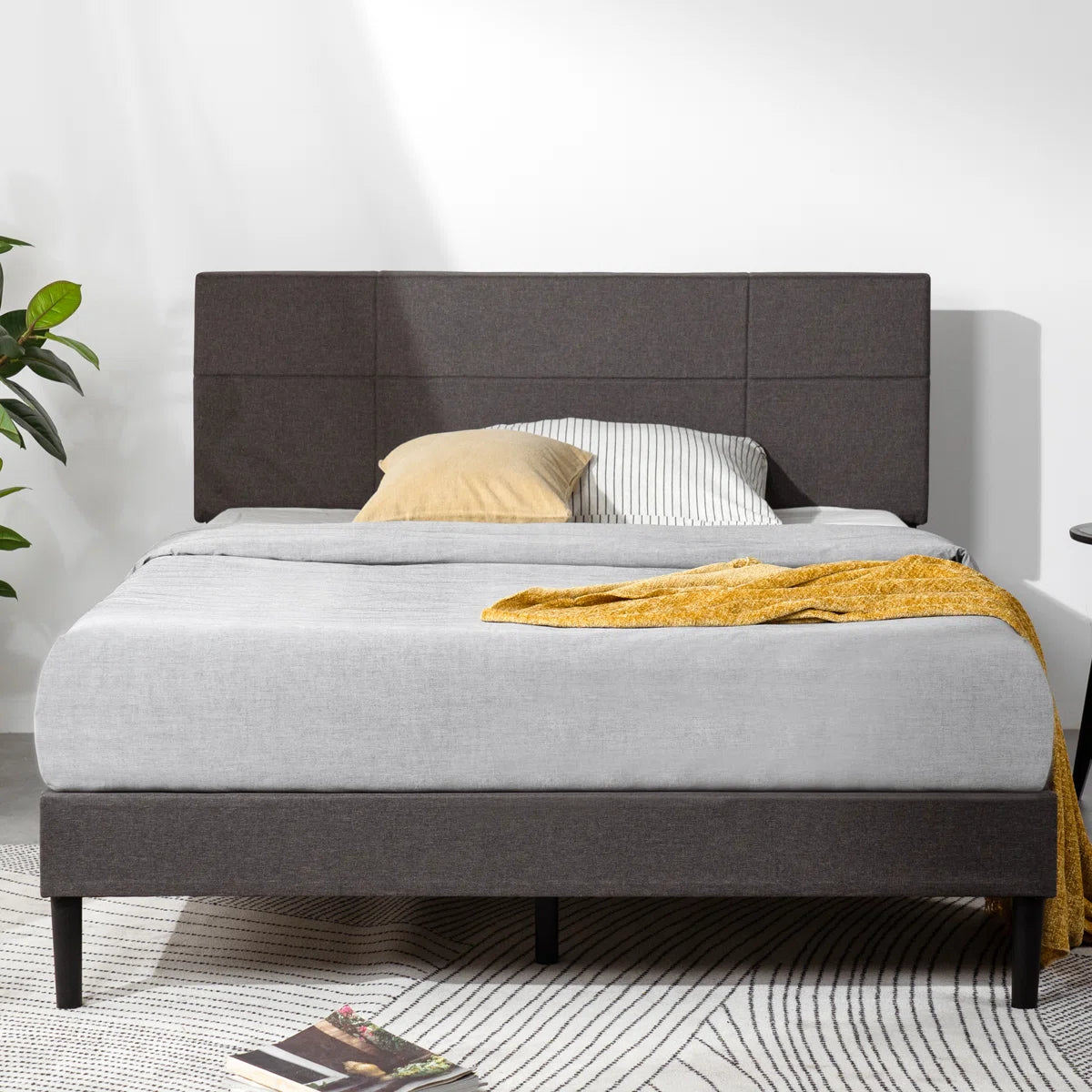 Modern Upholstered Platform Bed