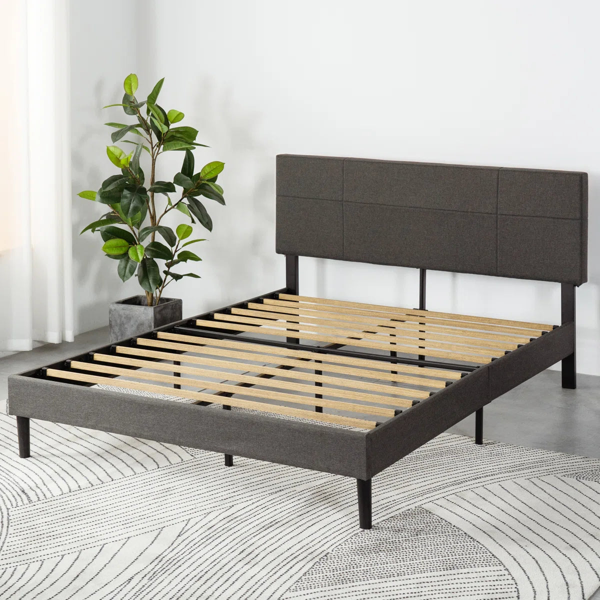 Modern Upholstered Platform Bed