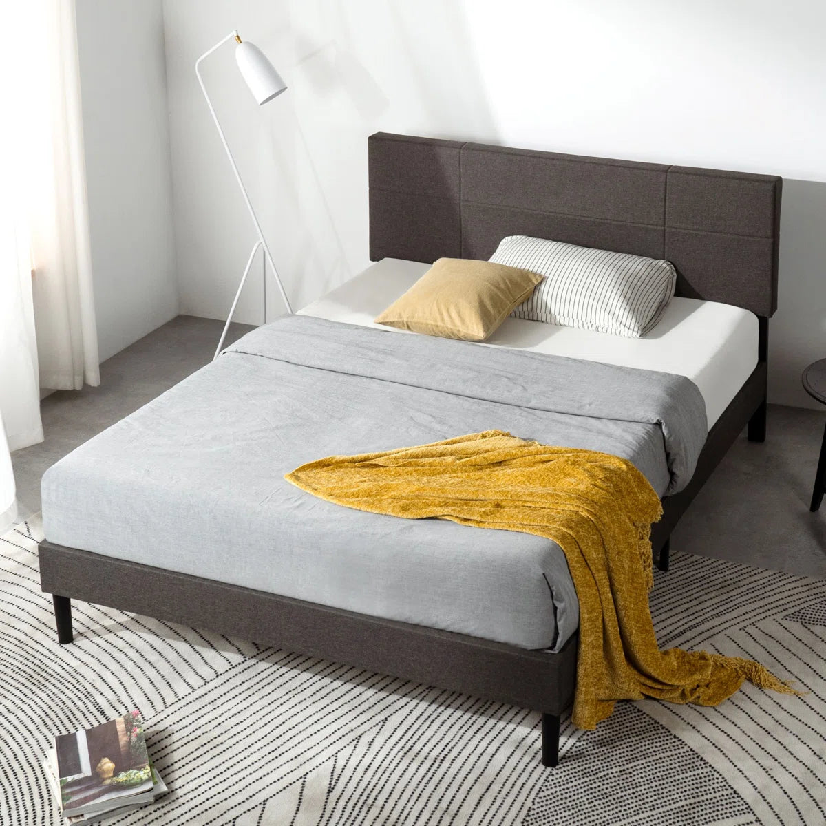Modern Upholstered Platform Bed