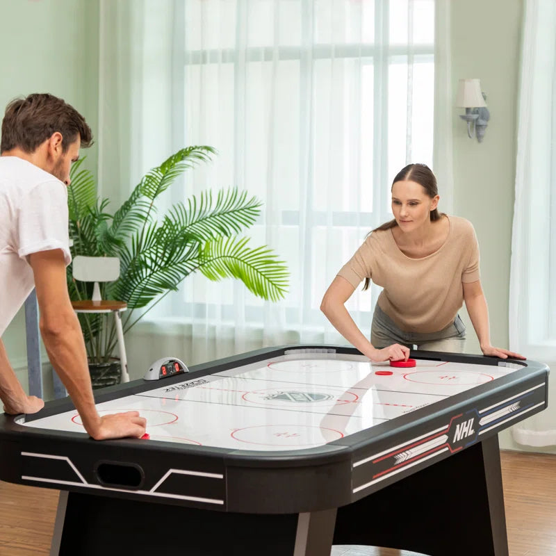 NHL 80'' 2 -Player Air Hockey Table with Digital Scoreboard