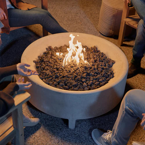 Rook Fire Table - Propane (Concrete outdoor fire pit table)