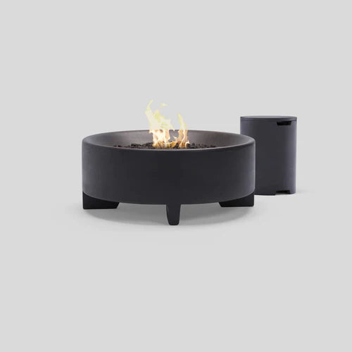 Rook Fire Table - Propane (Concrete outdoor fire pit table)