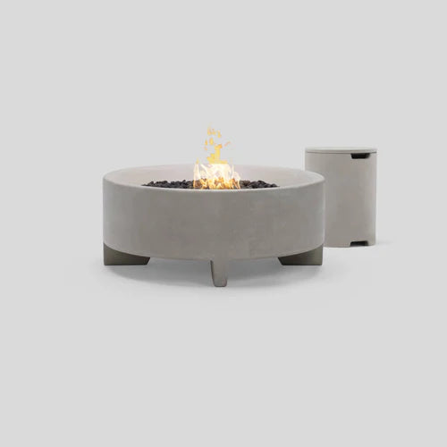Rook Fire Table - Propane (Concrete outdoor fire pit table)