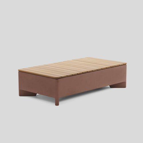Rook Fire Table - Propane (Concrete rectangular outdoor fire pit)