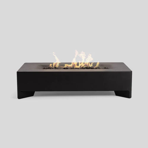 Rook Fire Table - Propane (Concrete rectangular outdoor fire pit)
