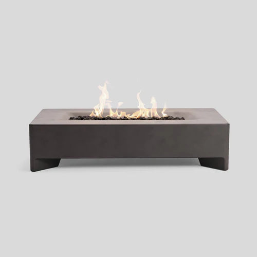 Rook Fire Table - Propane (Concrete rectangular outdoor fire pit)