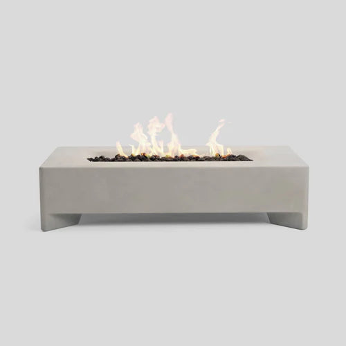 Rook Fire Table - Propane (Concrete rectangular outdoor fire pit)