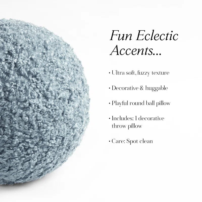 Neo Boucle Sphere Ball Pillow 1Pc
