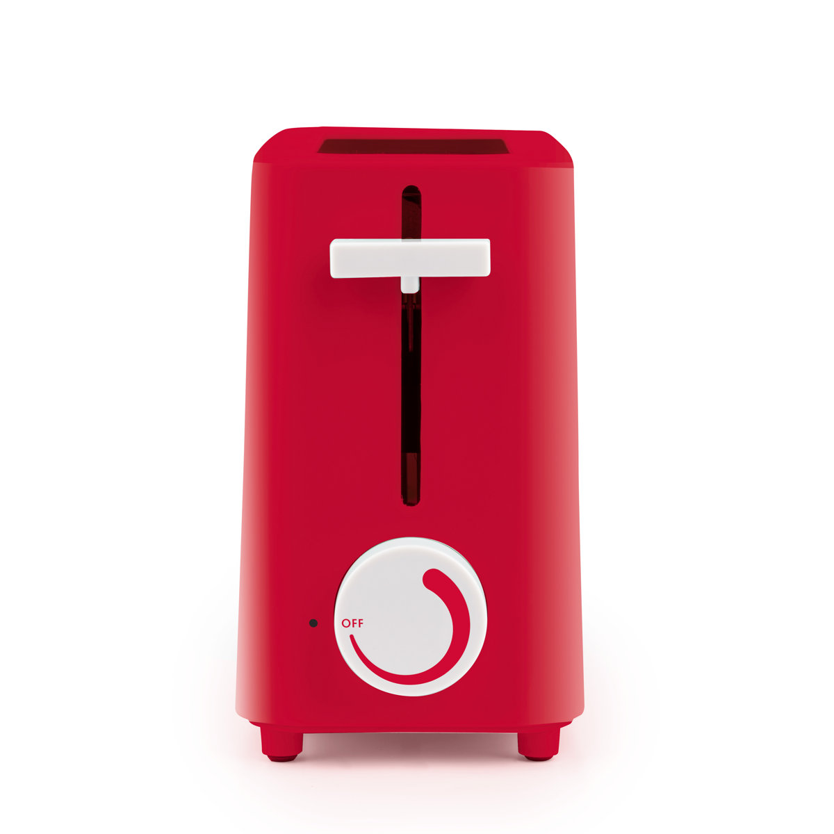 Nostalgia MyMini NMSST1RD Single Slice Toaster, Red