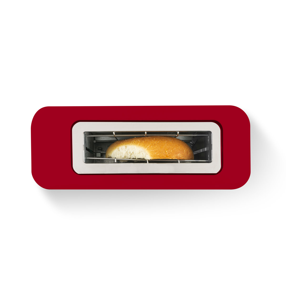 Nostalgia MyMini NMSST1RD Single Slice Toaster, Red