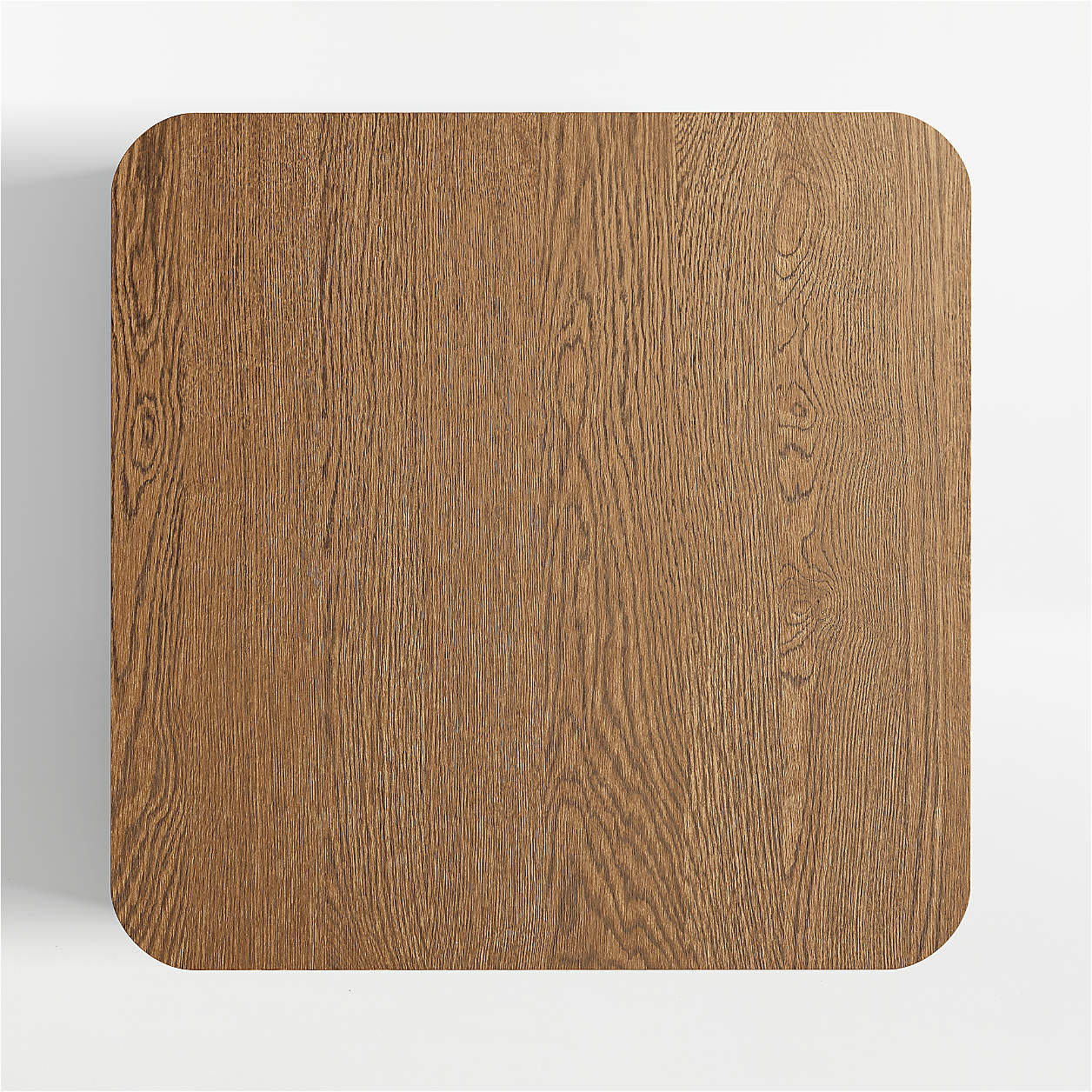 Oakhurst Brown Oak Wood 46" Square Coffee Table