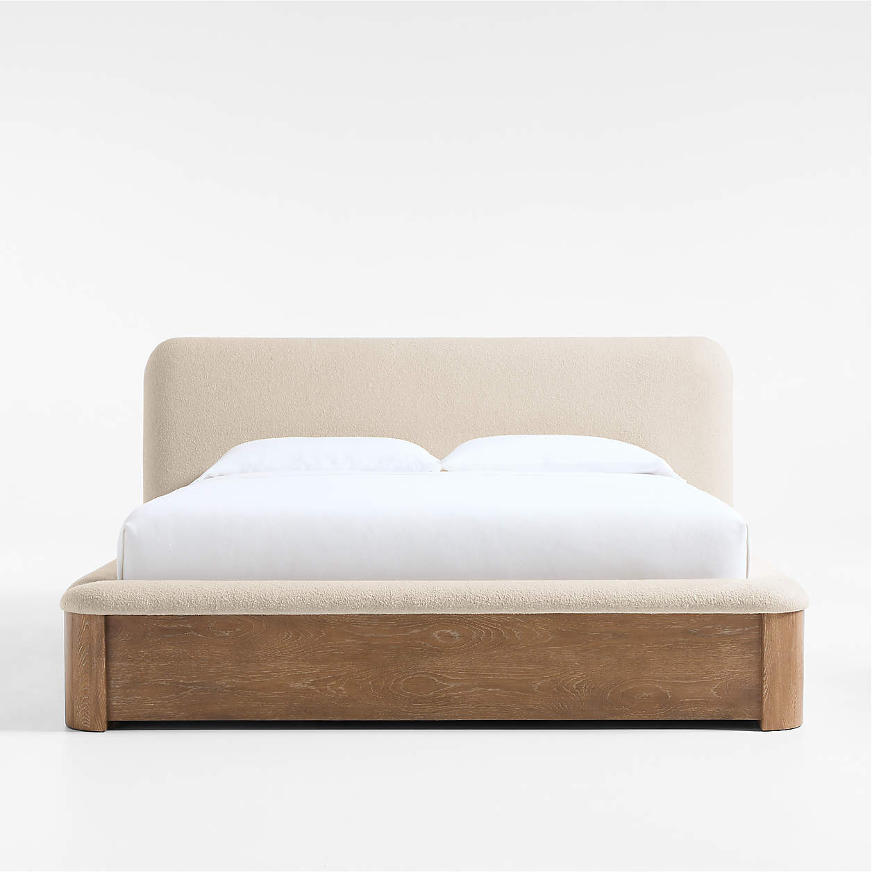 Palermo Wood & Upholstered 2-Drawer Storage Bed