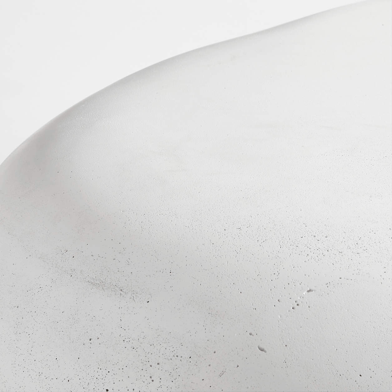 Pebble Charcoal Concrete 59" Oval Indoor/Outdoor Coffee Table by Leanne Ford