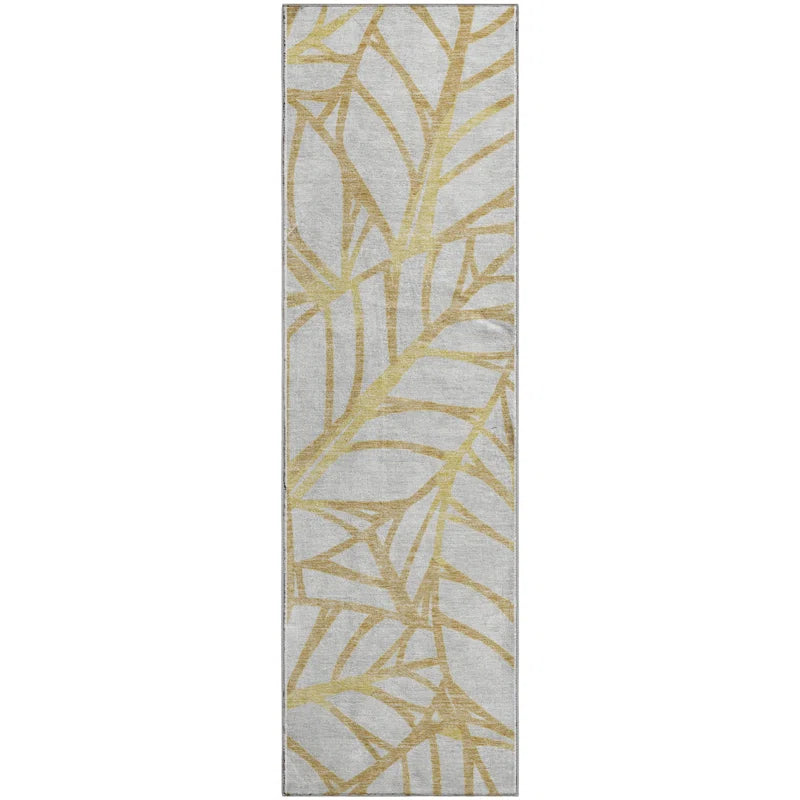Premium Machine Washable Lisse Gold Rug