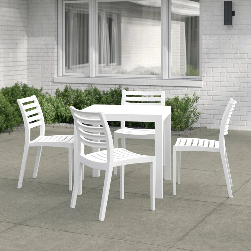 Quadis 4 - Person Patio Dining Set with Square Table