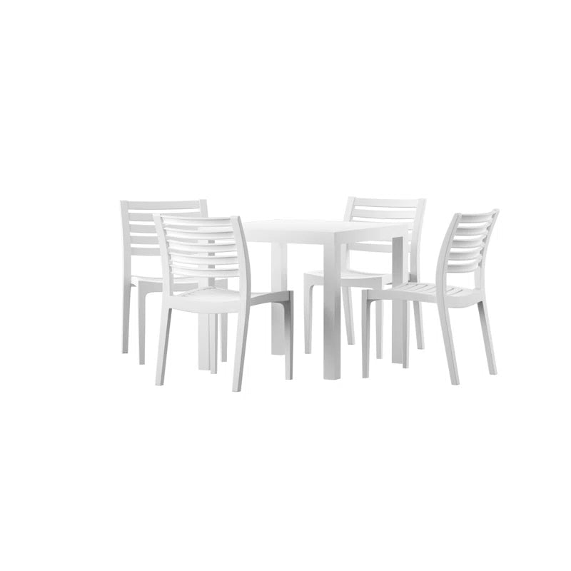Quadis 4 - Person Patio Dining Set with Square Table