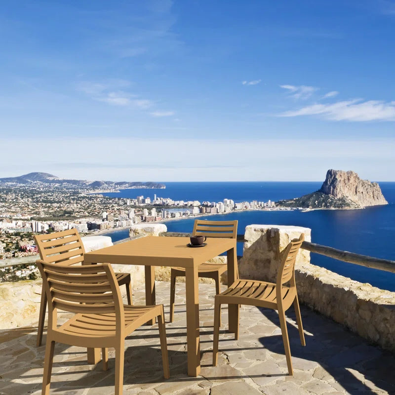 Quadis 4 - Person Patio Dining Set with Square Table