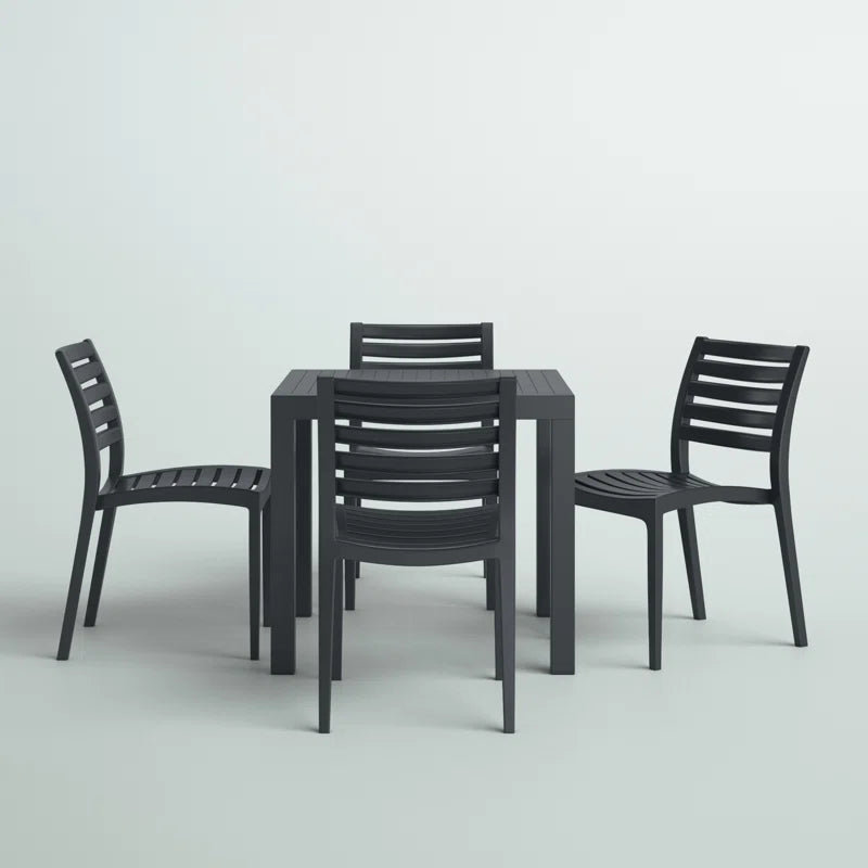 Quadis 4 - Person Patio Dining Set with Square Table