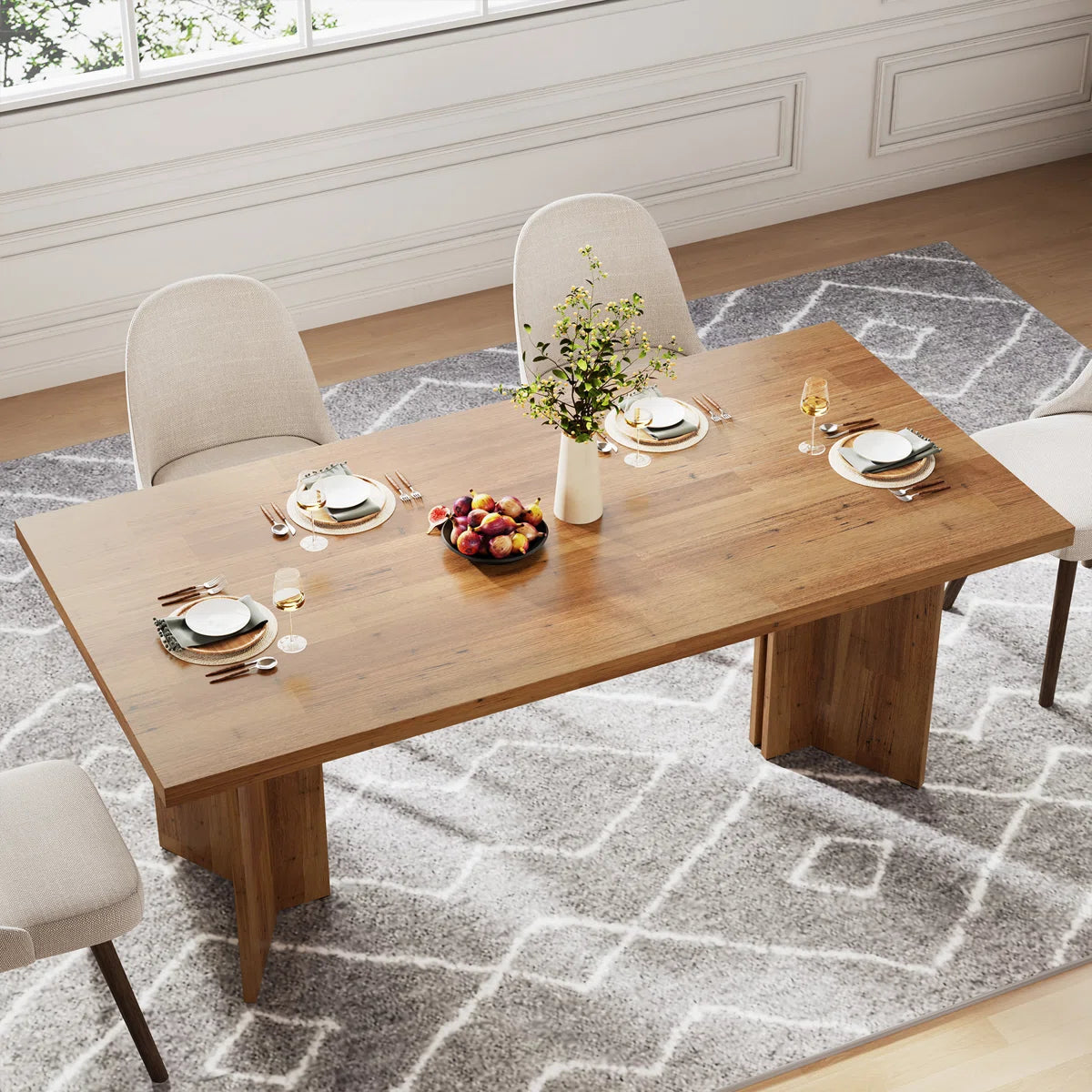 Rahn 63'' W. 6 Person Dining Table