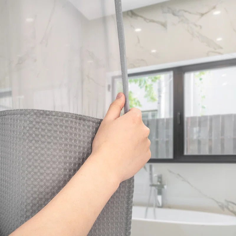 Ramjani Shower Curtain with Liner Included