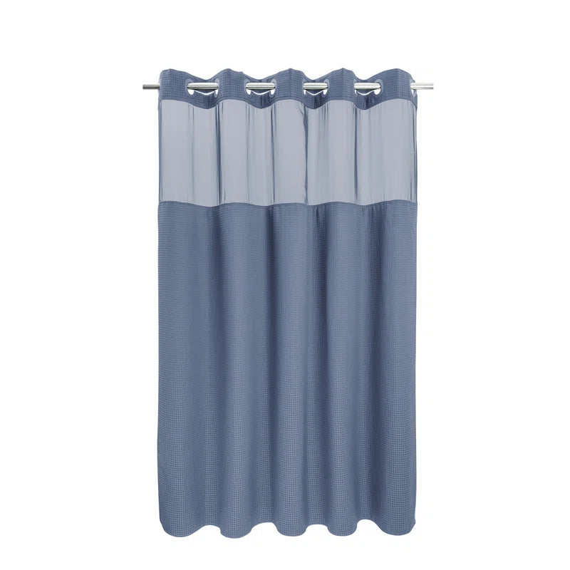 Ramjani Shower Curtain with Liner Included