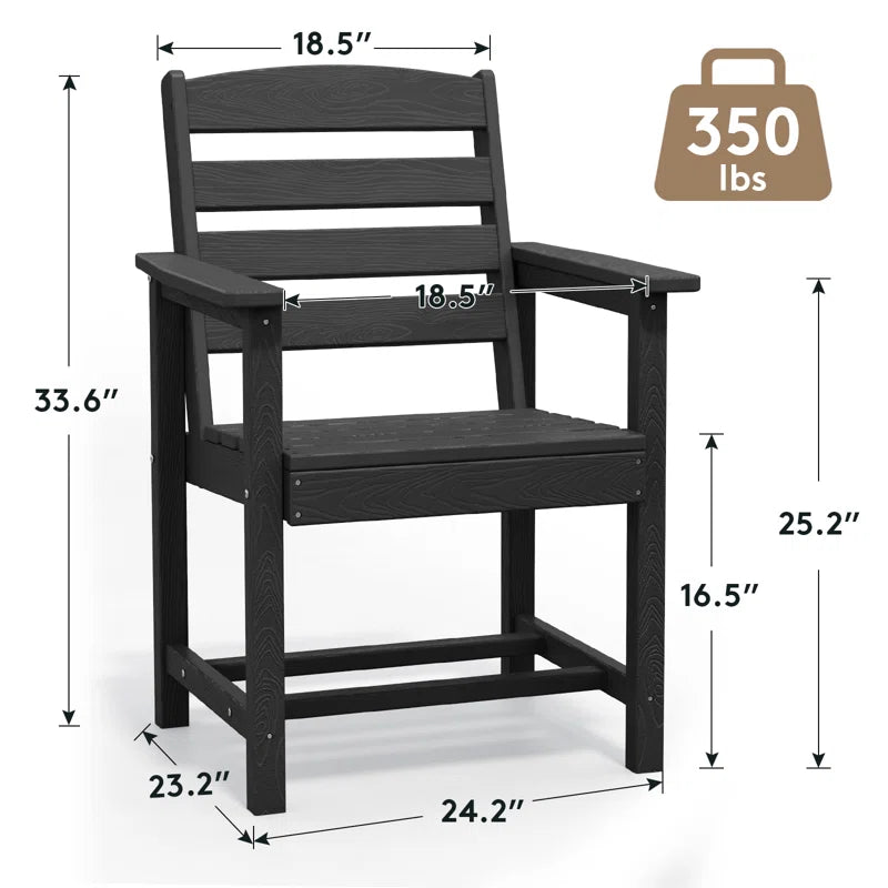 Reata Rectangular 6 - Person 66.9'' L Outdoor Dining Set with 6 Chairs
