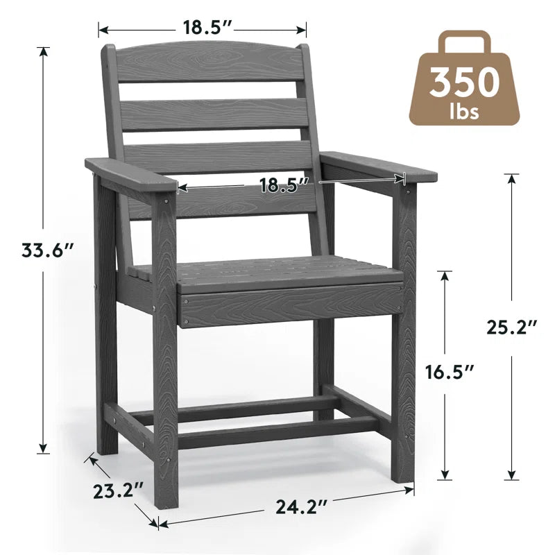 Reata Rectangular 6 - Person 66.9'' L Outdoor Dining Set with 6 Chairs