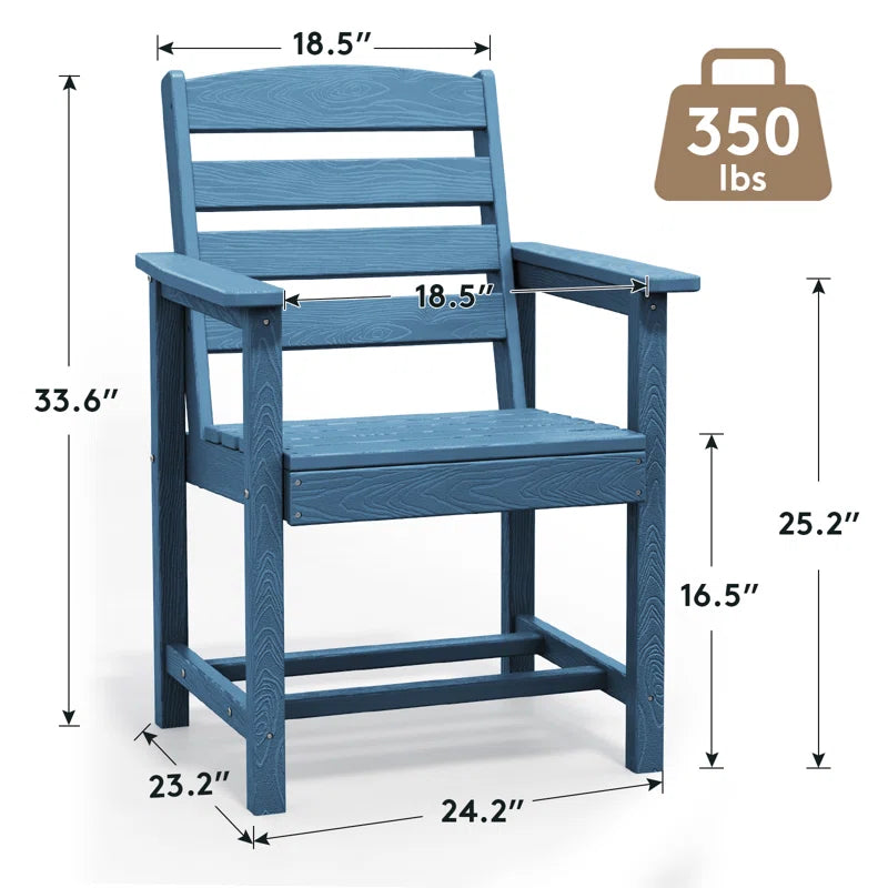 Reata Rectangular 6 - Person 66.9'' L Outdoor Dining Set with 6 Chairs