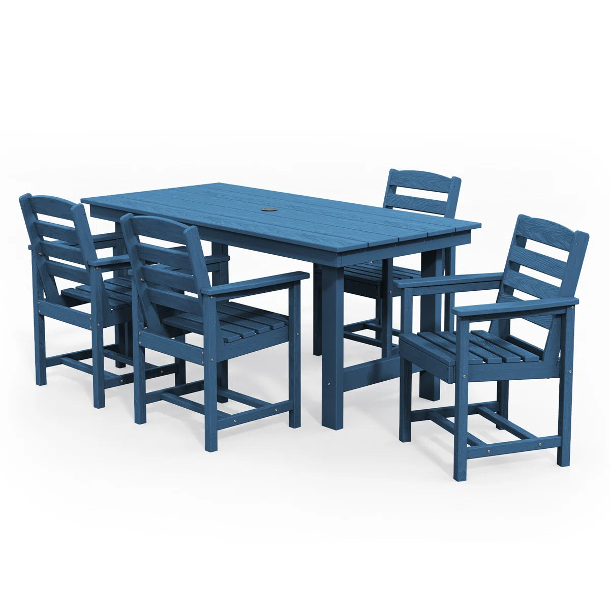 Reata Rectangular 6 - Person 66.9'' L Outdoor Dining Set with 6 Chairs