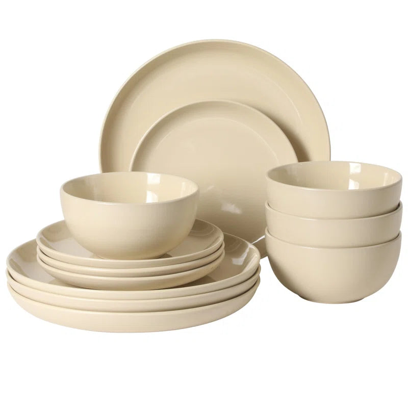 Rockaway 12 Piece Dinnerware Set