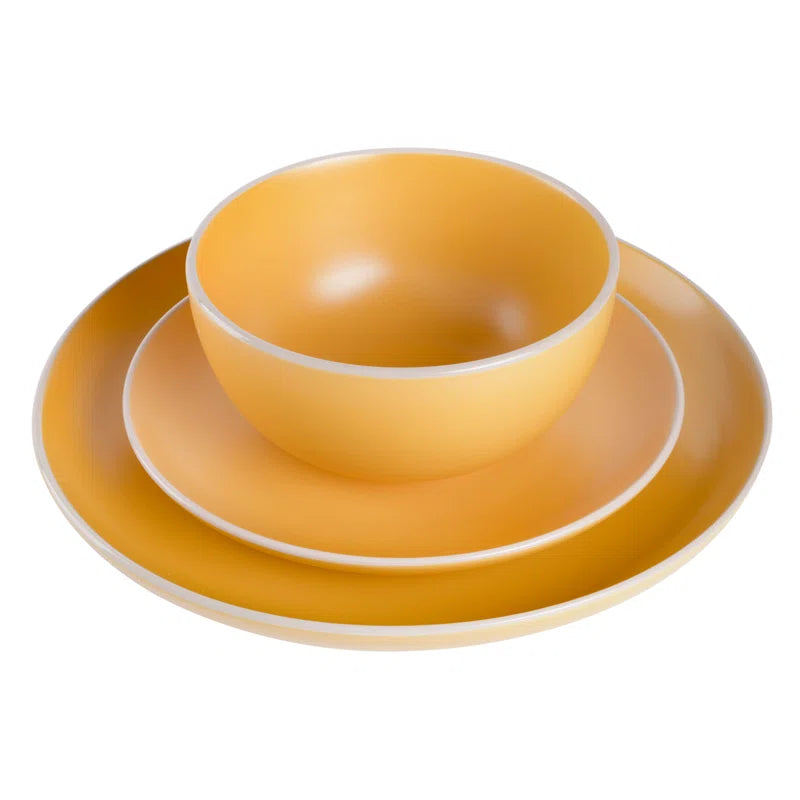 Rockaway 12 Piece Dinnerware Set