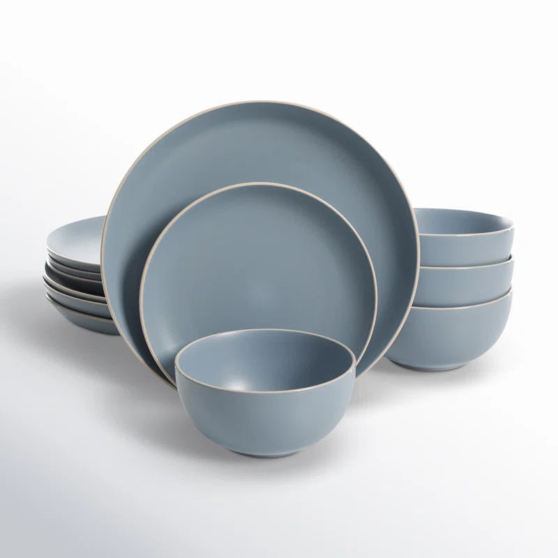 Rockaway 12 Piece Dinnerware Set