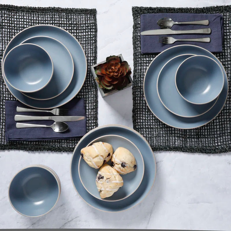 Rockaway 12 Piece Dinnerware Set