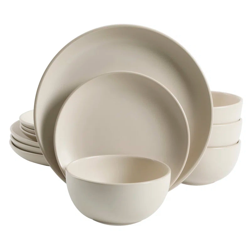 Rockaway 12 Piece Dinnerware Set