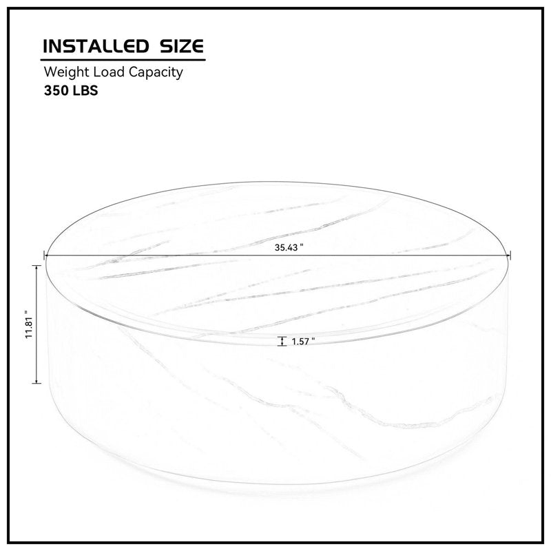 Round Modern Coffee Table