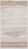 Thad Beige Washable Area Rug