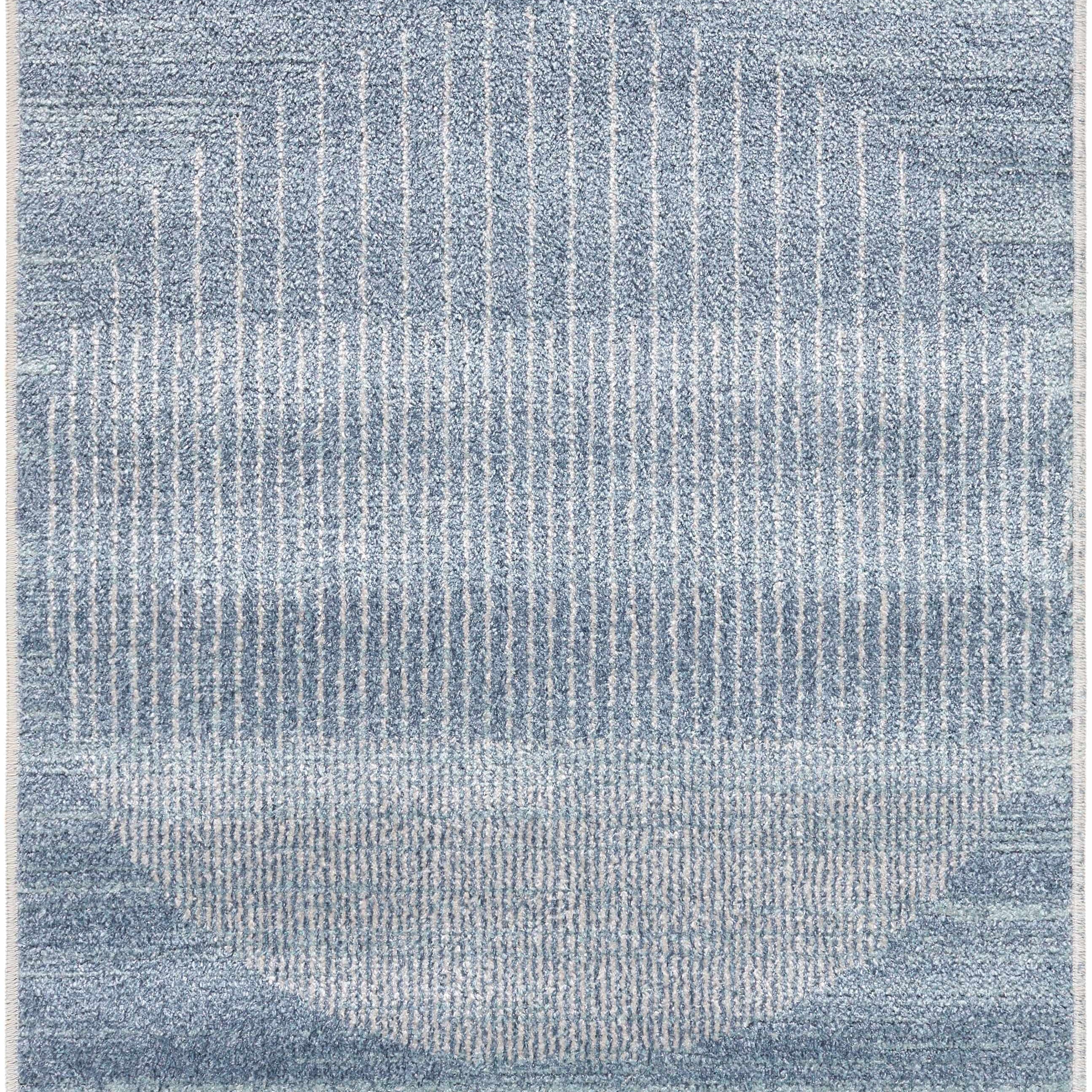 Thad Blue Washable Area Rug - Clearance
