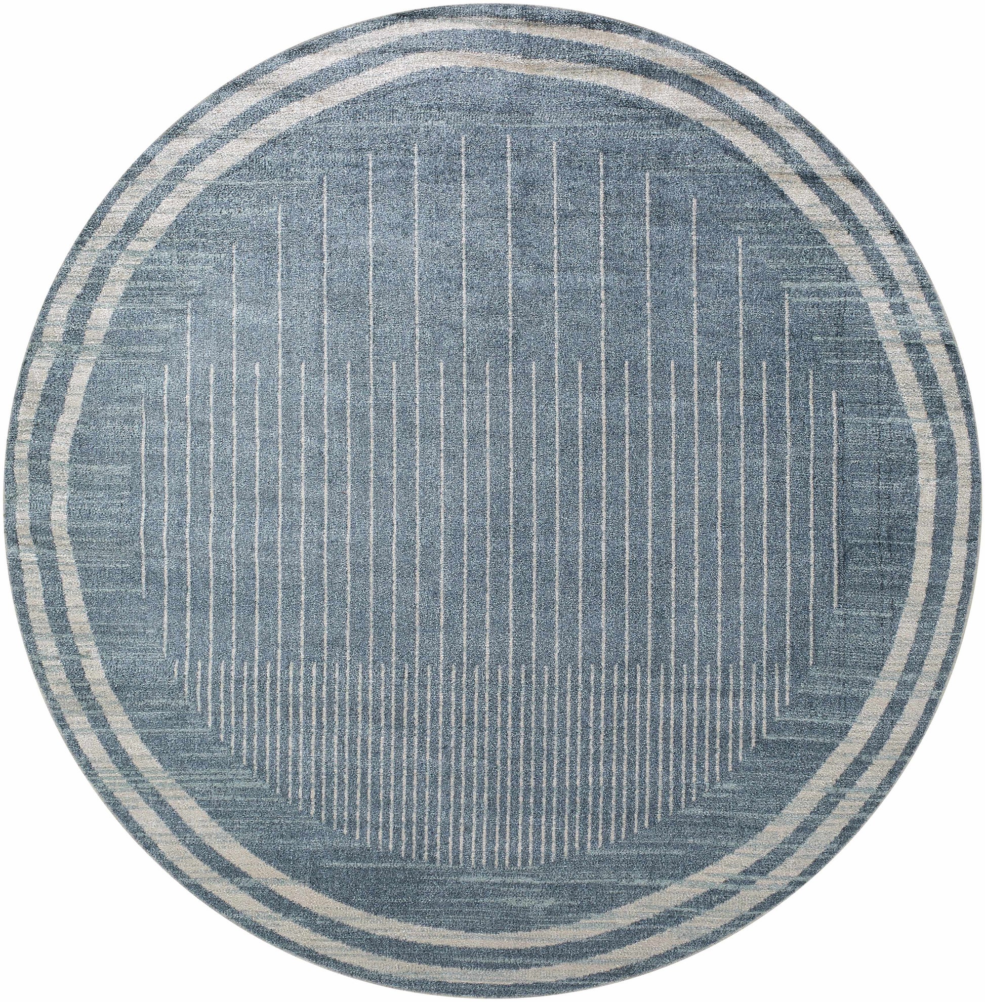 Thad Blue Washable Area Rug - Clearance