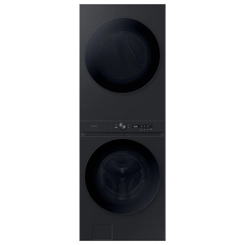 Samsung Bespoke AI Laundry Hub 4.6 cu. ft. Single Unit Washer and 7.6 cu. ft. Electric Dryer WH46DBH500EVA3