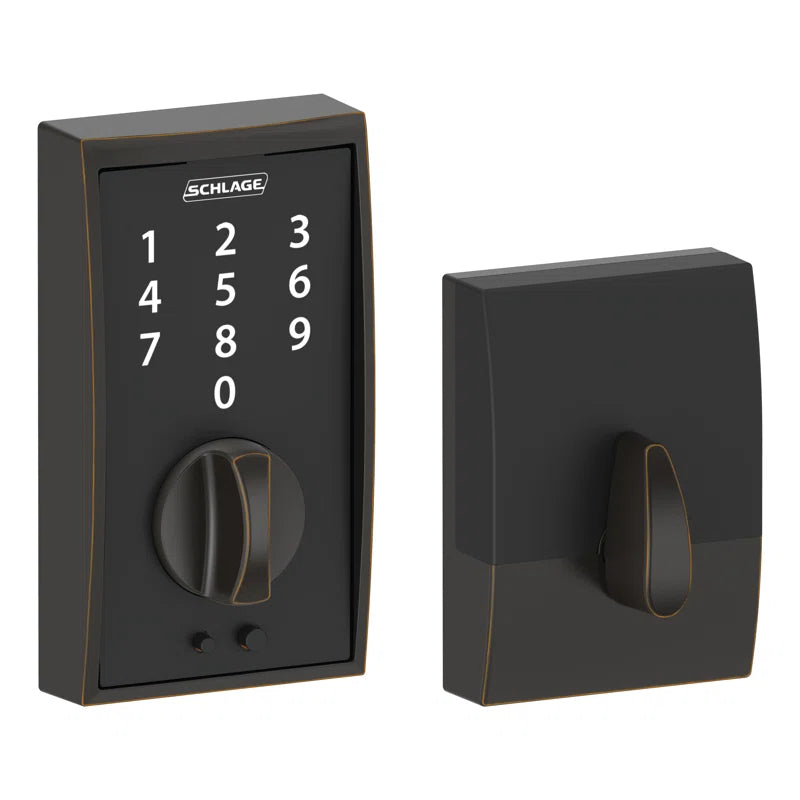 Schlage Touch Keyless Touchscreen Deadbolt with Century Trim