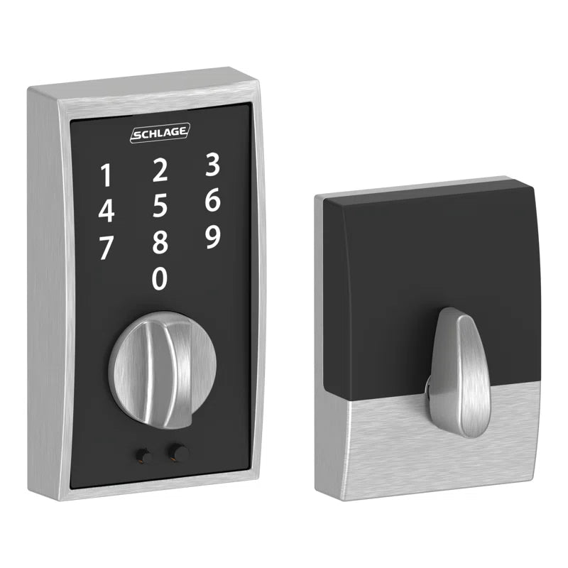Schlage Touch Keyless Touchscreen Deadbolt with Century Trim