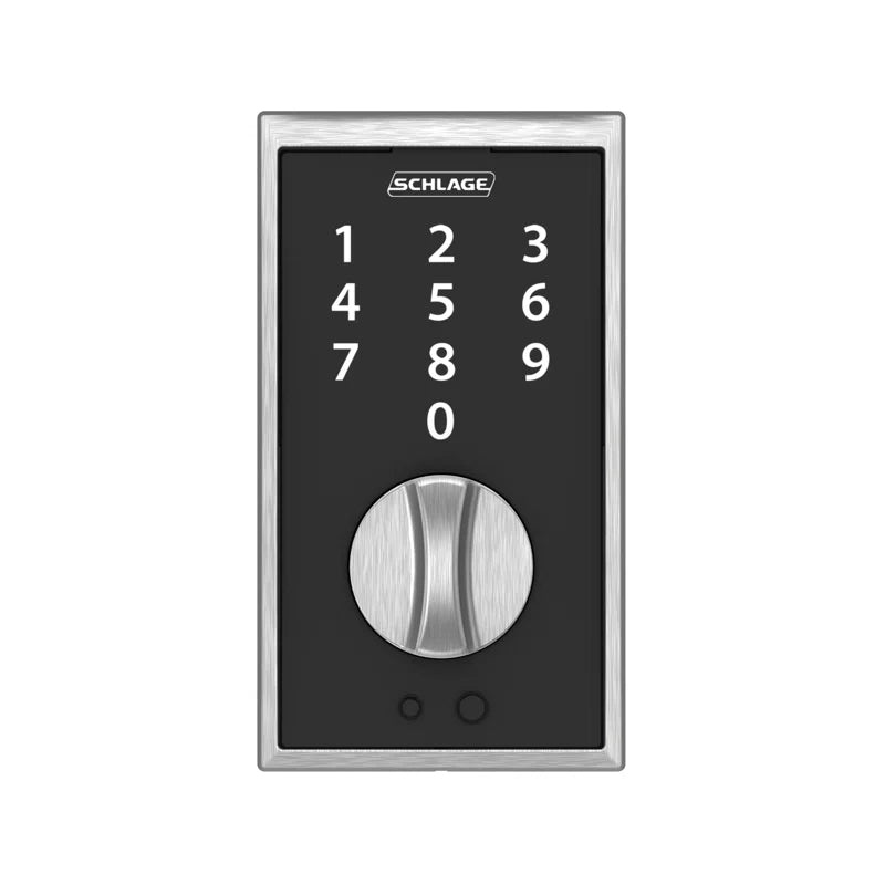 Schlage Touch Keyless Touchscreen Deadbolt with Century Trim