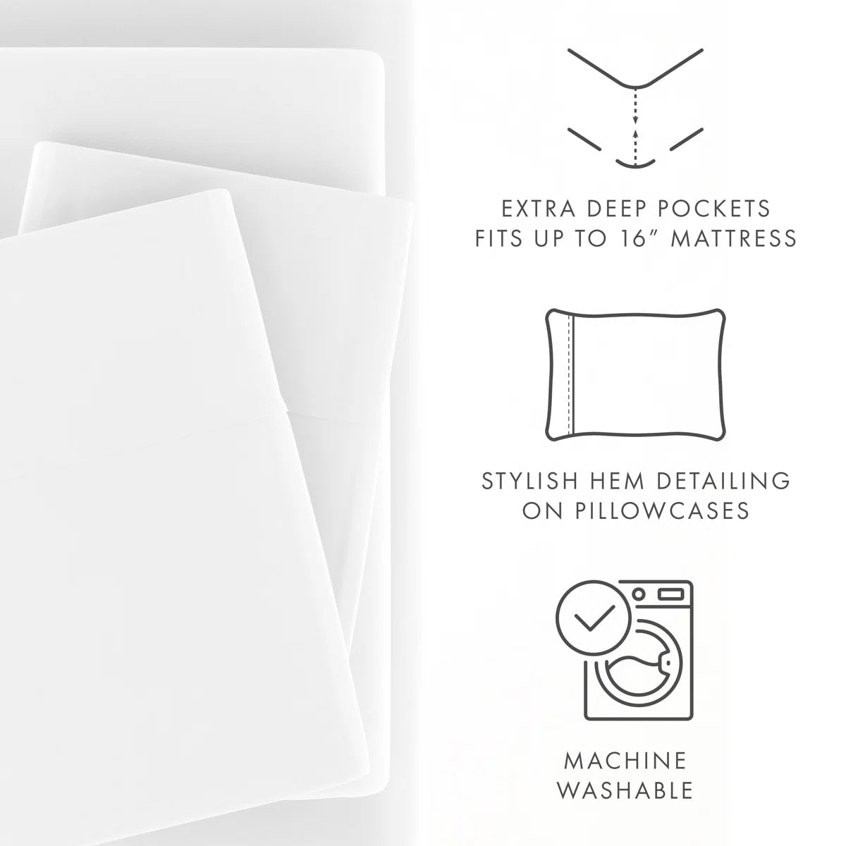 Schulz Solid Microfiber Ultra Soft Sheet Set