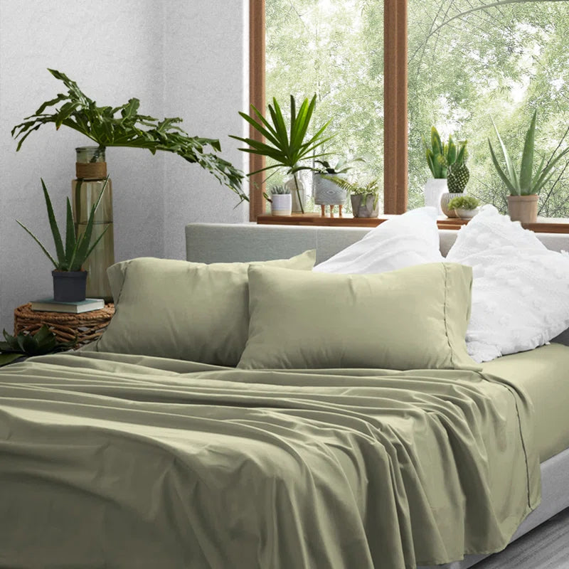 Schulz Solid Microfiber Ultra Soft Sheet Set